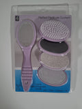 Perfect Pedicure System 4-in-1 Foot Care Tool – Buff, Polish, Exfoliate & File