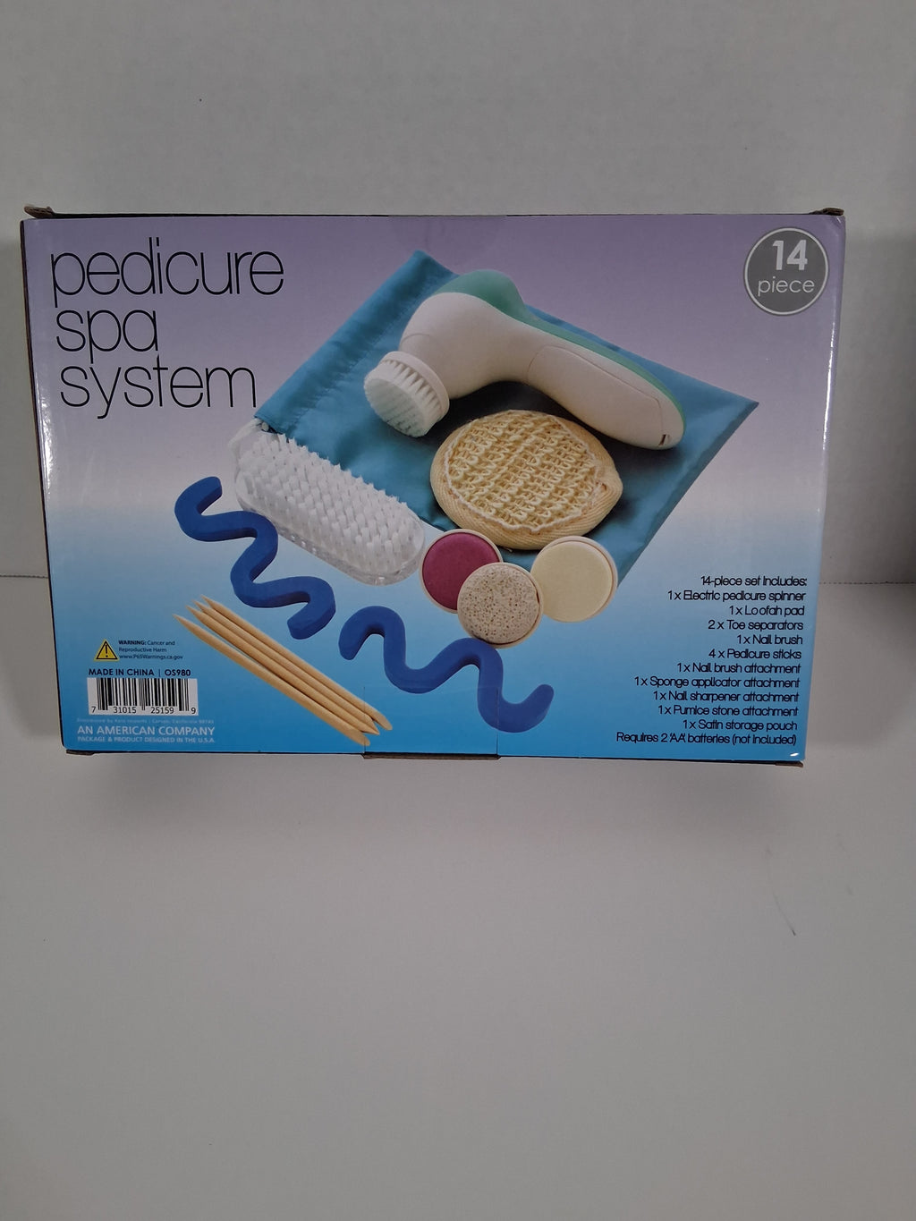 14-Piece Pedicure Spa System – At-Home Foot Care & Pampering Set