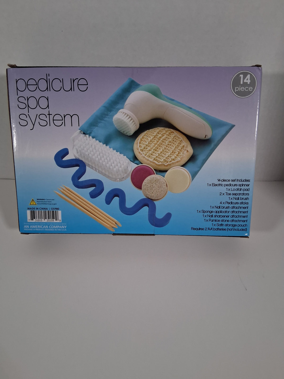 14-Piece Pedicure Spa System – At-Home Foot Care & Pampering Set