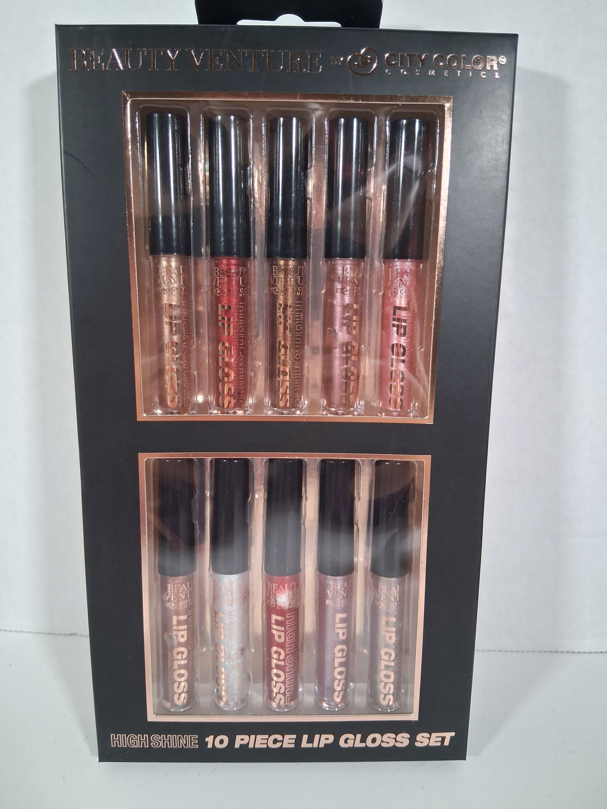 Beauty Venture by City Color High Shine 10-Piece Lip Gloss Set