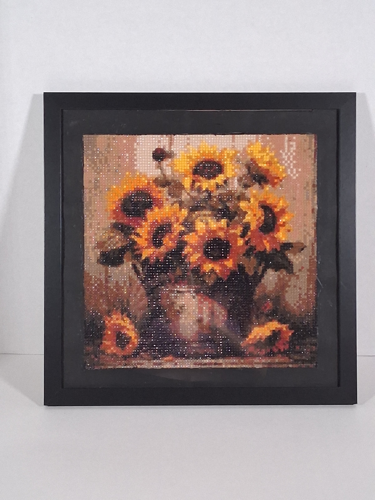 Sunflower Bouquet Diamond Art – Framed 12x12