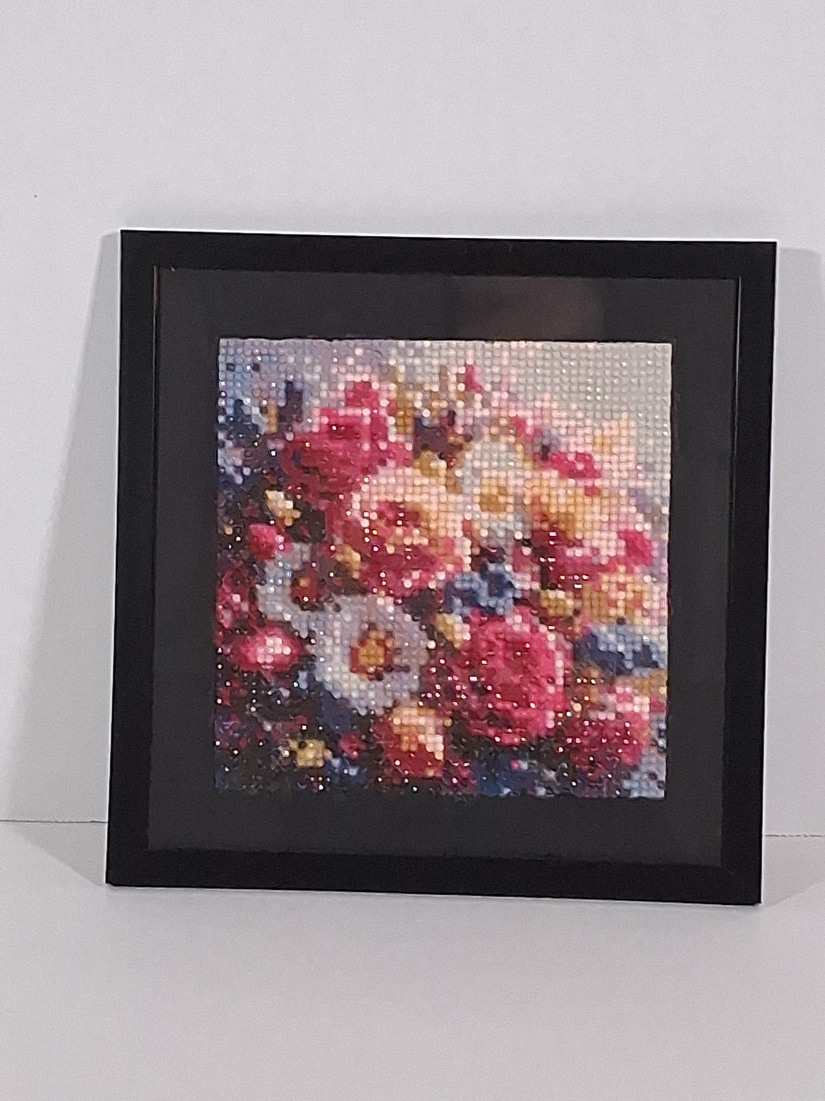 Array of Flowers Diamond Art-8x8 Framed