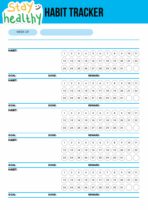 Habit Trackers Journal
