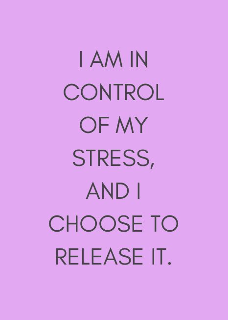 Stress Reduction Affirmations
