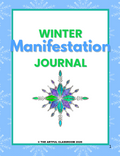 Winter Manifestation Journal – 98 Journal Prompts + Blank Page Printable