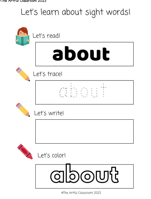 Sight Word Bundle 2-141 Pages