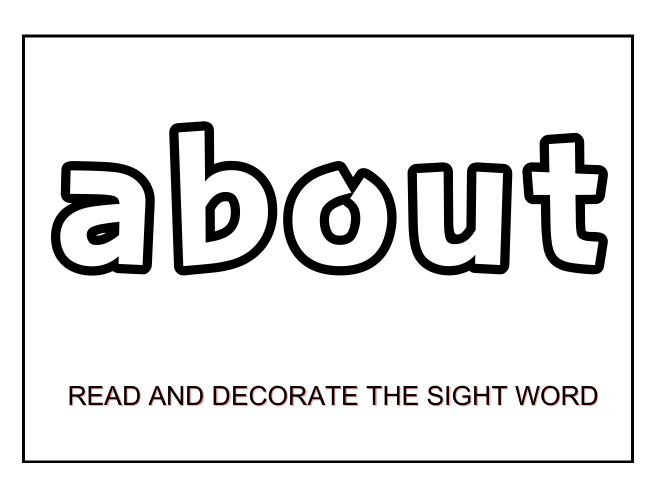 Sight Word Bundle 2-141 Pages