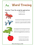 Alphabet Bundle 2 – Words and Matching Games (61 Pages)