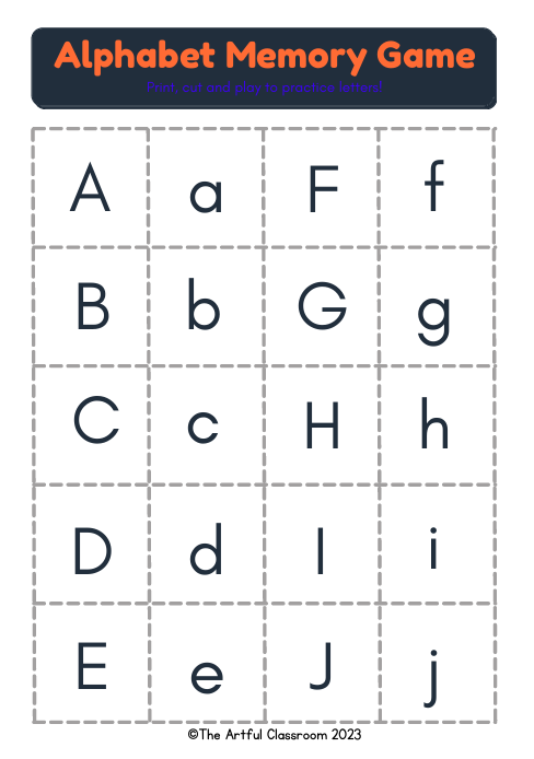 Alphabet Bundle 2 – Words and Matching Games (61 Pages)