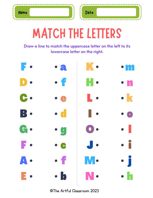 Alphabet Bundle 2 – Words and Matching Games (61 Pages)