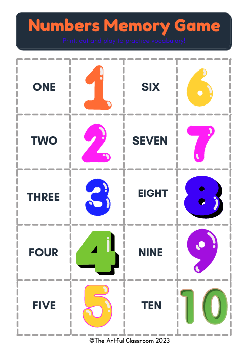 Numbers Bundle 1 – Printable Math Activities for Early Learners (31 pages)